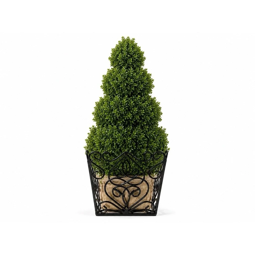 1 Southern Living At Home Wrought Iron Basket Rosedale (plant not included)